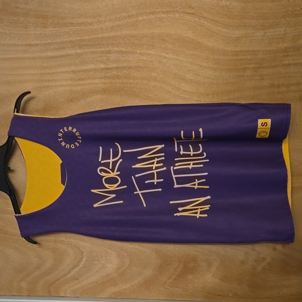 Uninterrupted, More Than An Athlete, Kobe & LeBron Purple & Yellow Jersey.